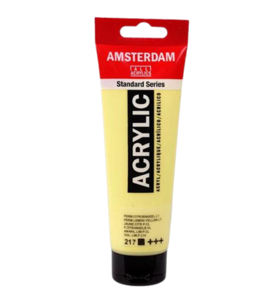 Amsterdam Standard Series acrylverf tube 120 ml Permanent Citroengeel Licht 217