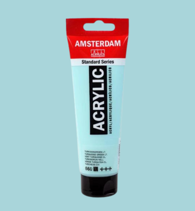 Amsterdam Standard Series acrylverf tube 120 ml Turkooisgroen Licht 660