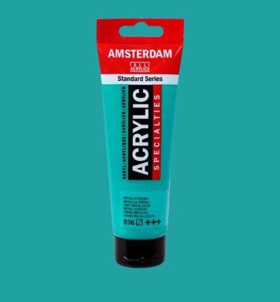 Amsterdam Standard Series acrylverf tube 120 ml Metallic Groen 836