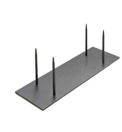 Metalen sokkel 40 x 30 cm 4 pinnen (Op=Op)