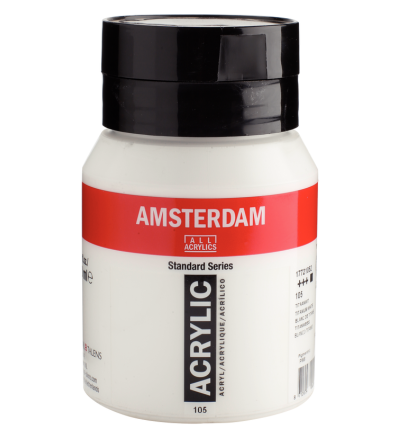 Amsterdam Standard Series Acrylverf Pot 500 ml Titaanwit 105