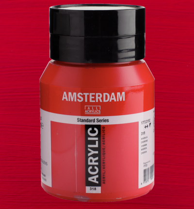 Amsterdam Standard Series Acrylverf Pot 500 ml Karmijn 318