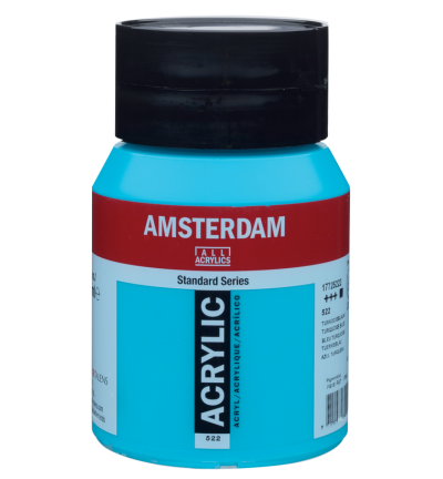 Amsterdam Standard Series Acrylverf Pot 500 ml Turkooisblauw 522