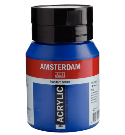 Amsterdam Standard Series Acrylverf Pot 500 ml Phtaloblauw 570