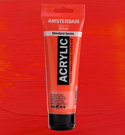 Amsterdam Standard Series Acrylverf Tube 120 ml Naftolrood Licht 398