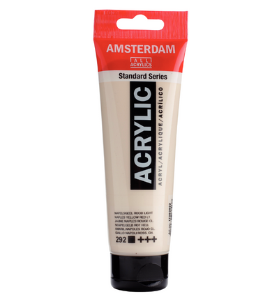 Amsterdam Standard Series Acrylverf Tube 120 ml Napelsgeel Rood Licht 292