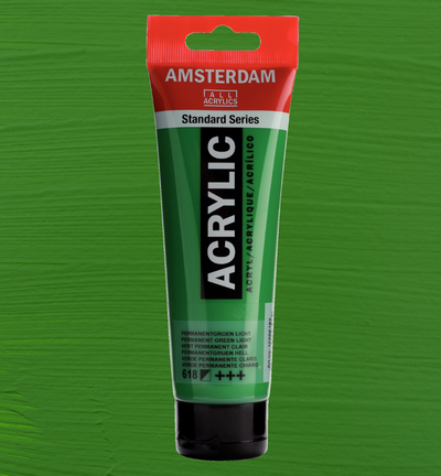 Amsterdam Standard Series Acrylverf Tube 120 ml Permanentgroen Licht 618