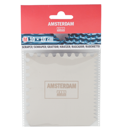 Amsterdam Metalen schraper 10 x 10 cm