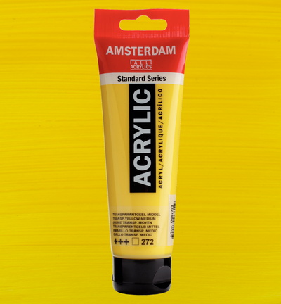 Amsterdam Standard Series Acrylverf Tube 120 ml Transparantgeel Middel 272