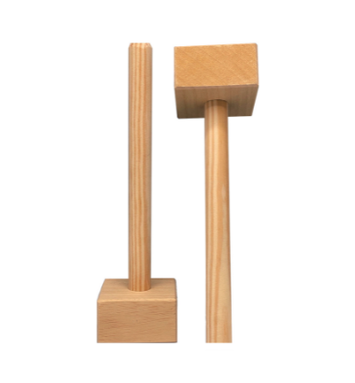 Houten sokkel 8x8x30 cm