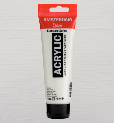 Amsterdam Standard Series Acrylverf Tube 120 ml Zinkwit 104